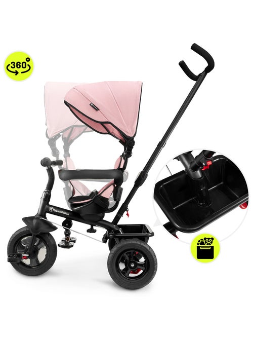 Triciclo evolutivo 3 in 1 TOBI FREY con maniglione, ruote gonfie e accessori per bambini 1-4 anni - Kiabi