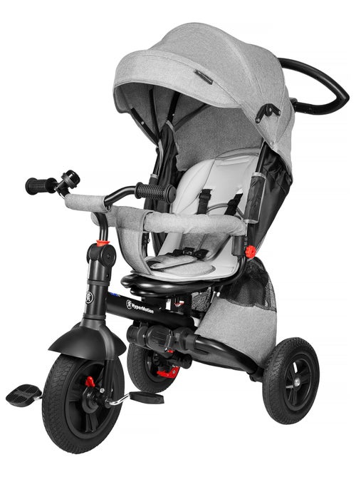 Triciclo evolutivo HyperMotion 12 mesi-5 anni con maniglione, capottina e ruote gonfiabili - Kiabi