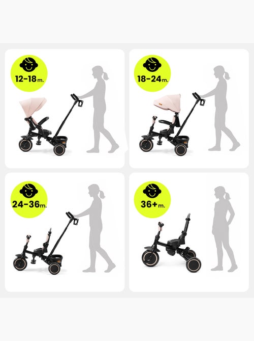 Triciclo evolutivo pieghevole hypermotion tobi timber beige 2 in 1 bambini 1-5 anni - Kiabi Triciclo evolutivo pieghevole hypermotion tobi timber beige 2 in 1 bambini 1-5 anni - Kiabi