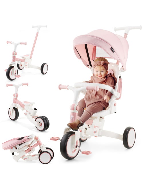 Triciclo multifunzione 8 in 1 tobi forest – evolutivo con spinta e seduta girevole - Kiabi Triciclo multifunzione 8 in 1 tobi forest – evolutivo con spinta e seduta girevole - Kiabi