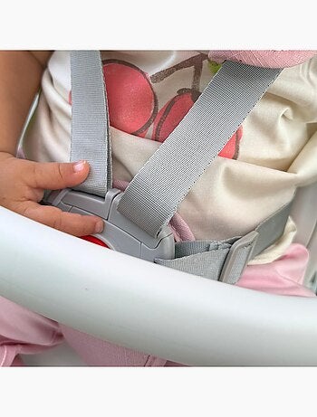 Triciclo multifunzione 8 in 1 TOBI FOREST rosa – evolutivo con spinta e seduta girevole