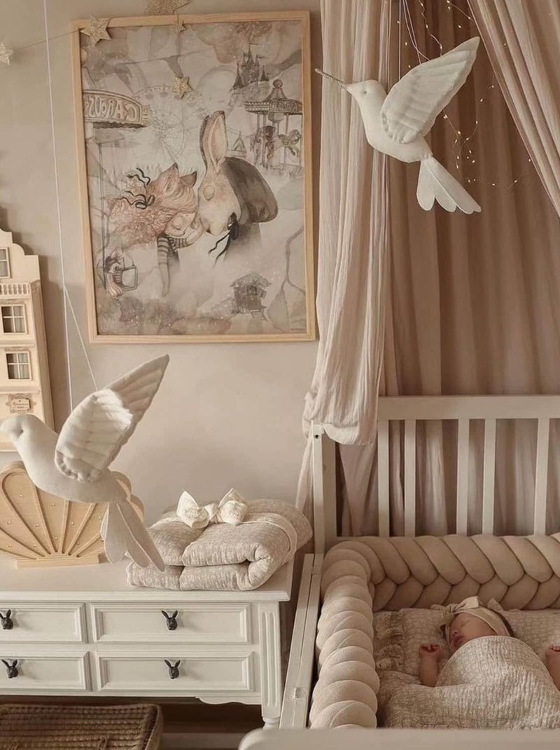 Trofeo da parete per bambini, colibrì in lino beige | sevira kids | sevira kids Beige - Kiabi