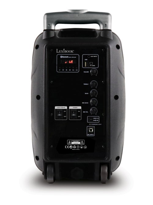 Trolley Bluetooth® Karaoke Audio System 8'' con luci e microfono - Kiabi