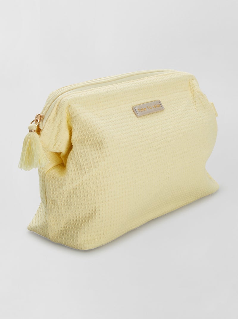 Trousse a nido d'ape GIALLO - Kiabi