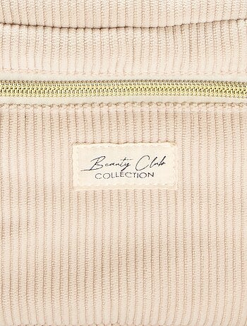 Trousse da bagno - Beauty case - materiale a coste