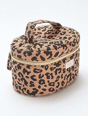 Trousse da bagno - Beauty case - motivo leopardato