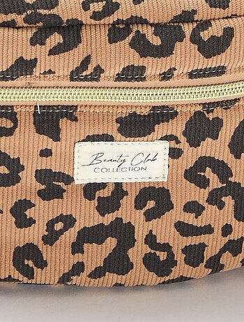 Trousse da bagno - Beauty case - motivo leopardato