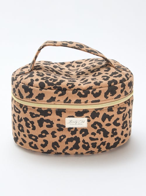 Trousse da bagno - Beauty case - motivo leopardato - Kiabi