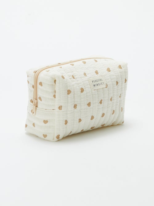 Trousse da bagno in garza di cotone - Kiabi