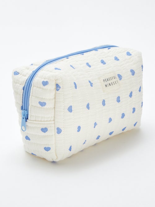 Trousse da bagno in garza di cotone - Kiabi