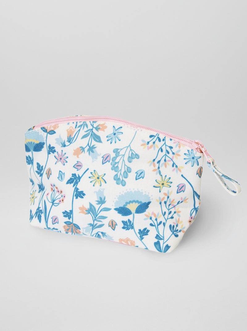 Trousse da bagno in tessuto floreale BEIGE - Kiabi