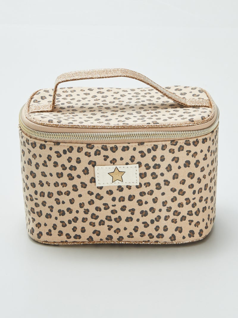 Trousse da bagno piccola MARRONE - Kiabi