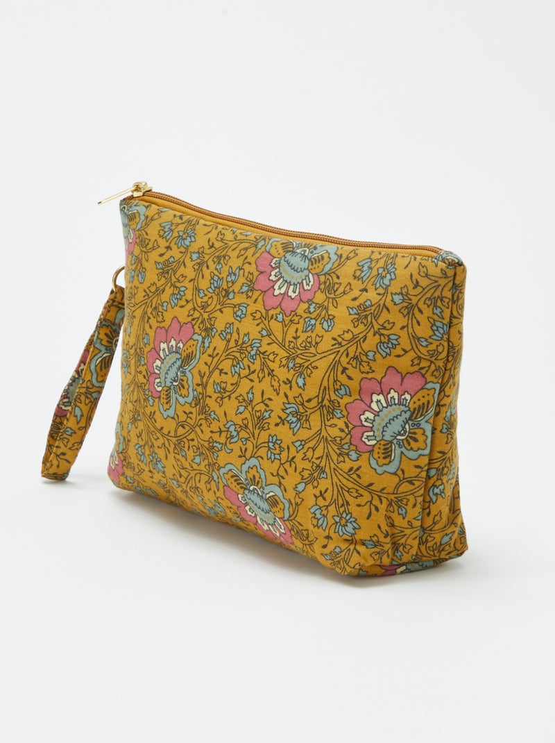 Trousse da bagno stampata giallo - Kiabi