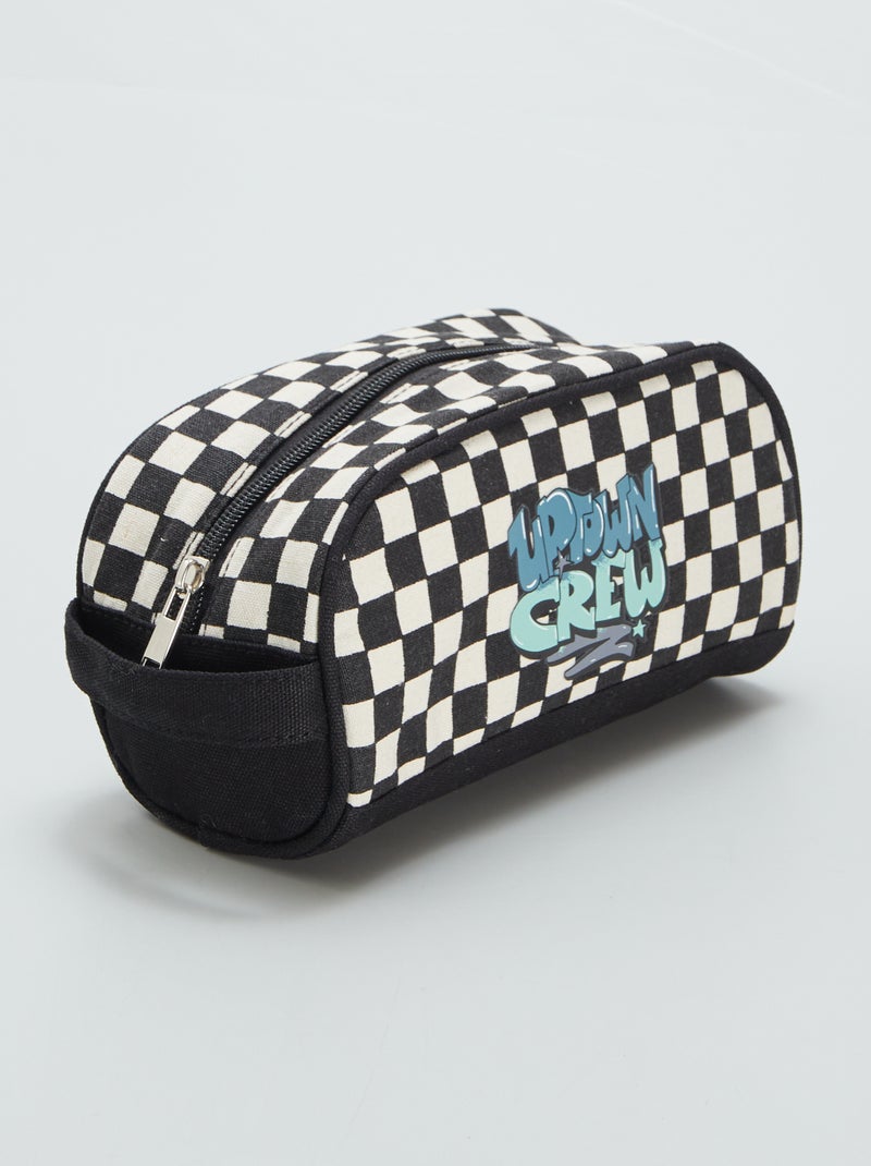 Trousse da bagno stampata NERO - Kiabi