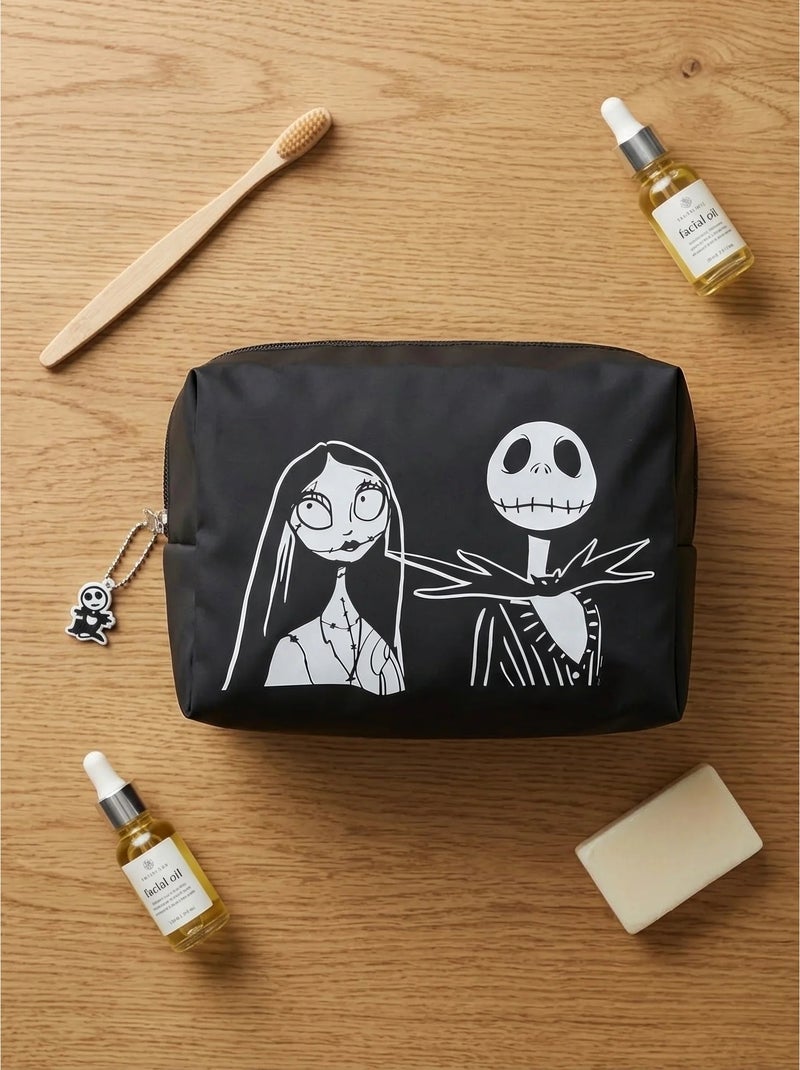 Trousse da toilette jack e sally disney Nero - Kiabi