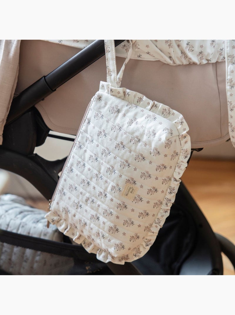 Trousse da toilette per neonato in cotone | Walking Mum Beige - Kiabi