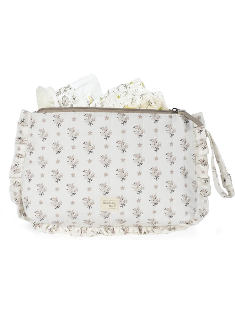 Trousse da toilette per neonato in cotone | Walking Mum Beige - Kiabi