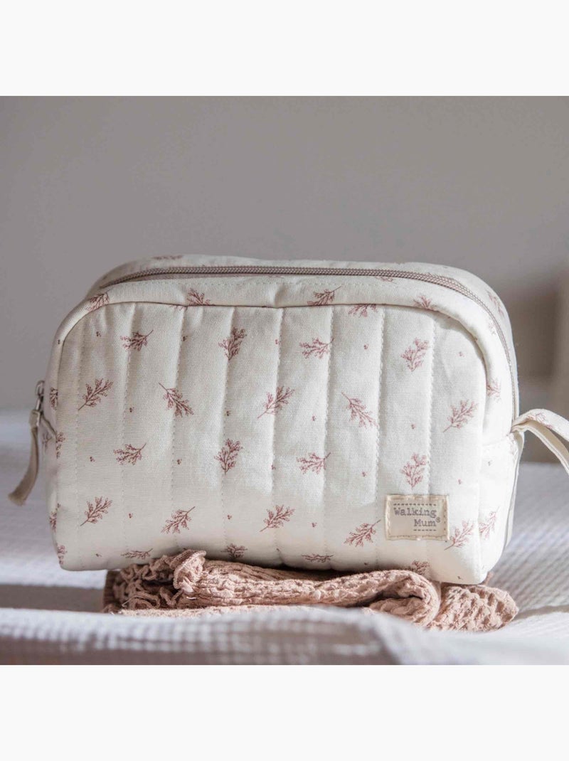 Trousse da toilette per neonato in cotone | walking mum | walking mum Rosa - Kiabi