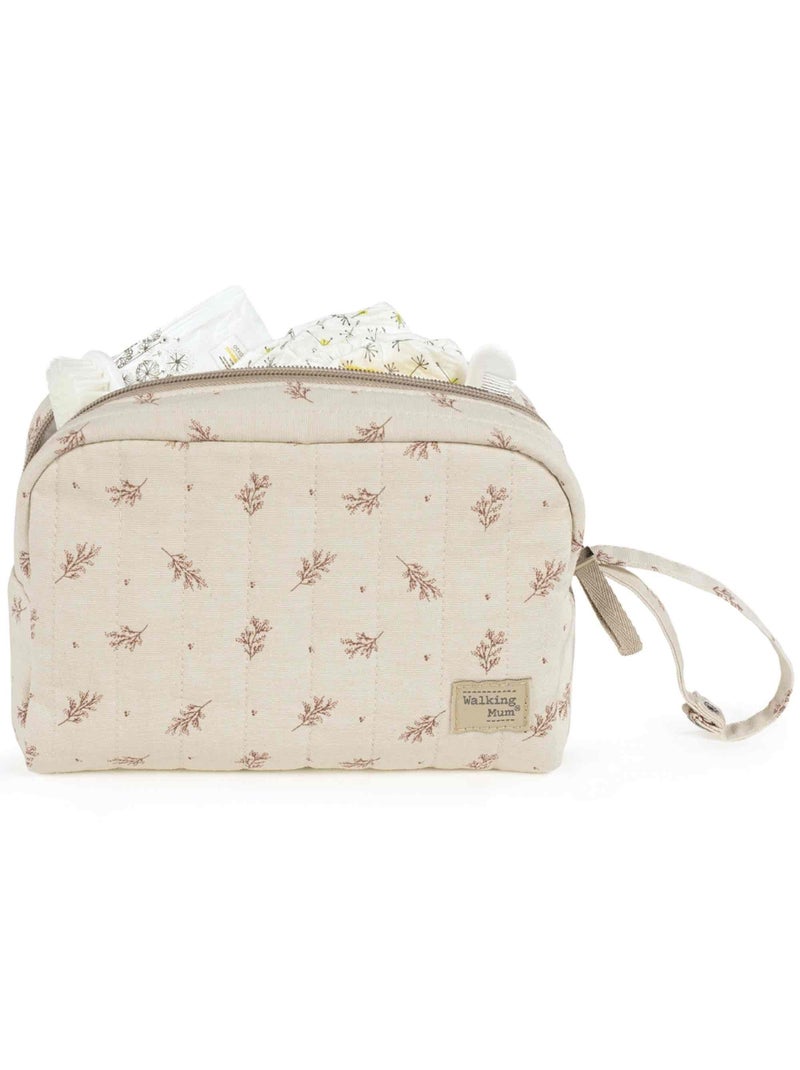 Trousse da toilette per neonato in cotone | walking mum | walking mum Rosa - Kiabi