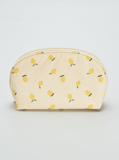 Trousse in cotone con stampa frutta - Kiabi