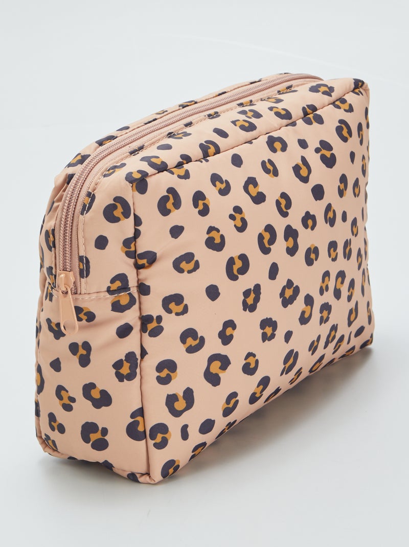 Trousse portaoggetti con stampa MARRONE - Kiabi