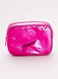 Trousse portaoggetti metallizzata - Kiabi