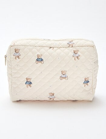 Trousse portaoggetti trapuntata