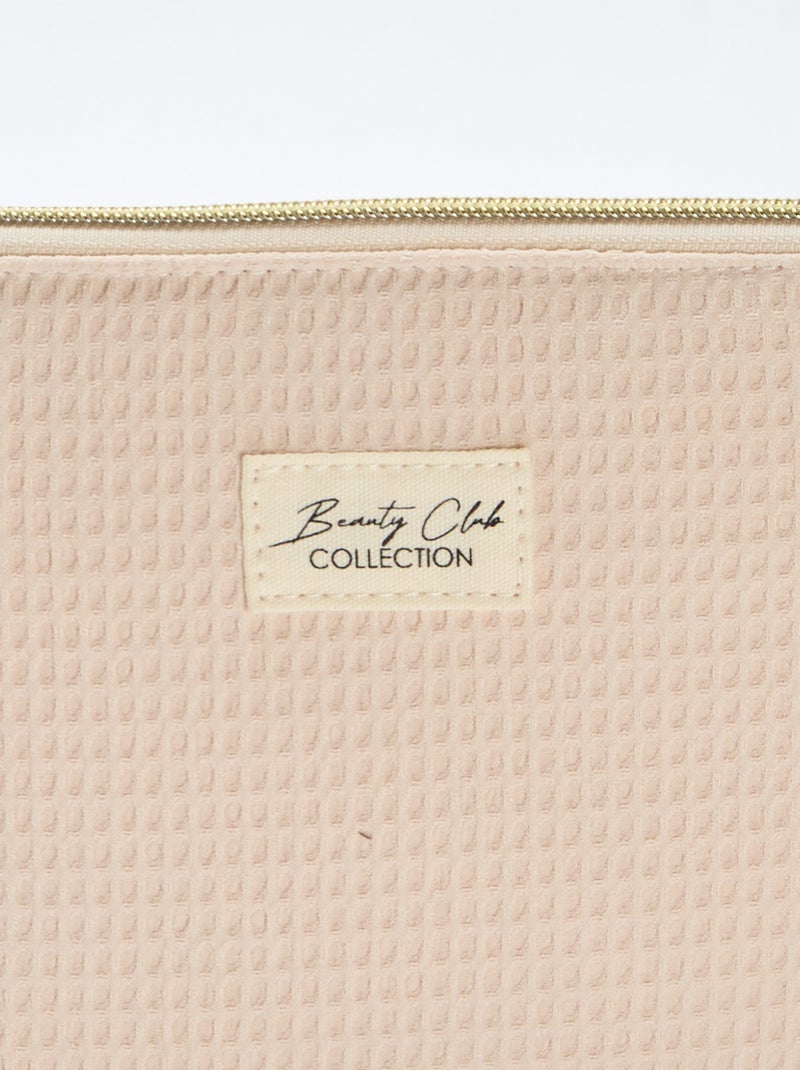 Trousse portaoggetti trapuntata Beige - Kiabi