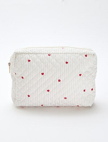 Trousse portaoggetti trapuntata