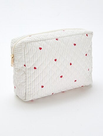 Trousse portaoggetti trapuntata