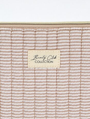 Trousse portaoggetti trapuntata