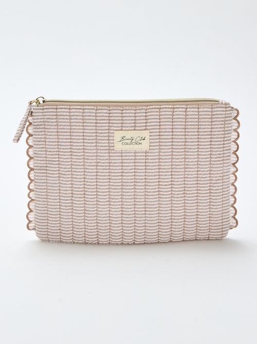 Trousse portaoggetti trapuntata - Kiabi