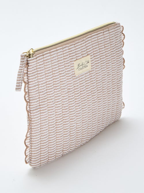 Trousse portaoggetti trapuntata - Kiabi