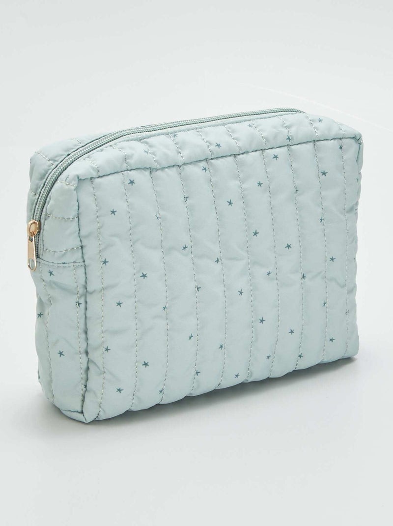 Trousse portaoggetti trapuntata VERDE - Kiabi