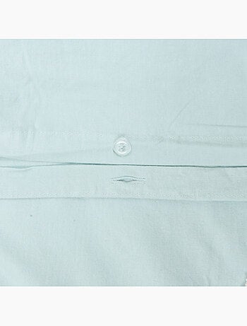 Tufy biancheria da letto 140x200 cm azzurro con stampa nuvole