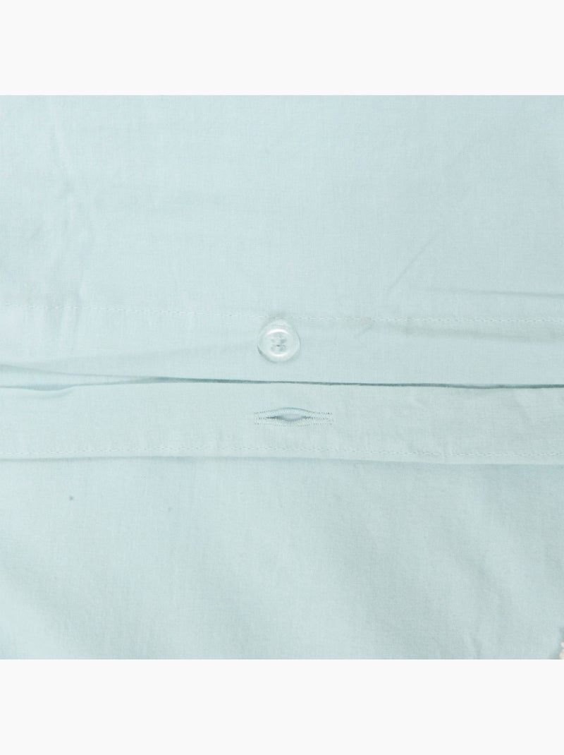 Tufy biancheria da letto 140x200 cm azzurro con stampa nuvole Blu chiaro - Kiabi
