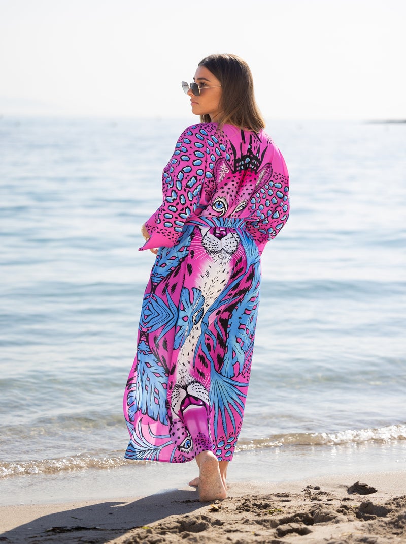 Tunica da spiaggia Beachrobe PinkPanther Rosa - Kiabi