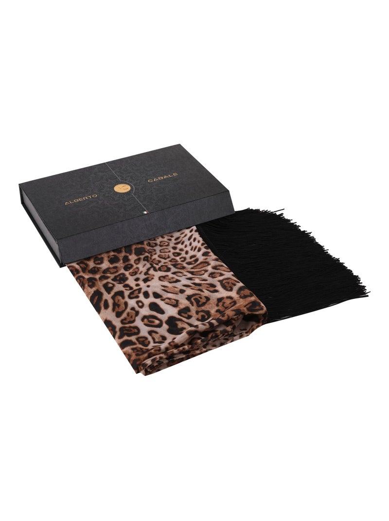 Tunica da spiaggia Cover Panther Marrone - Kiabi