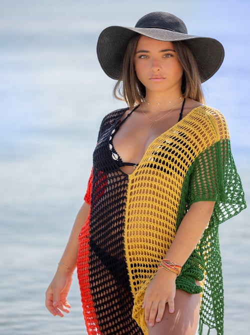 Tunica da spiaggia Strip Paola - Kiabi