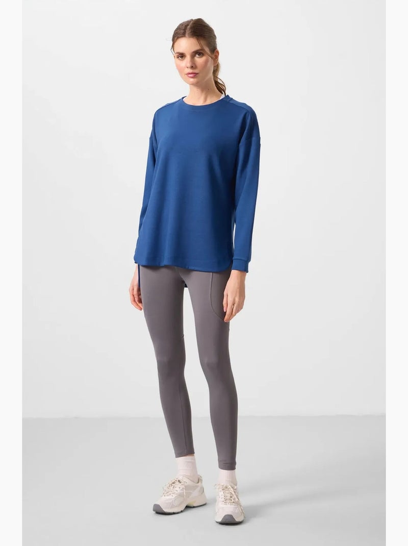 Tunica in jersey a maniche lunghe tommy Blu - Kiabi