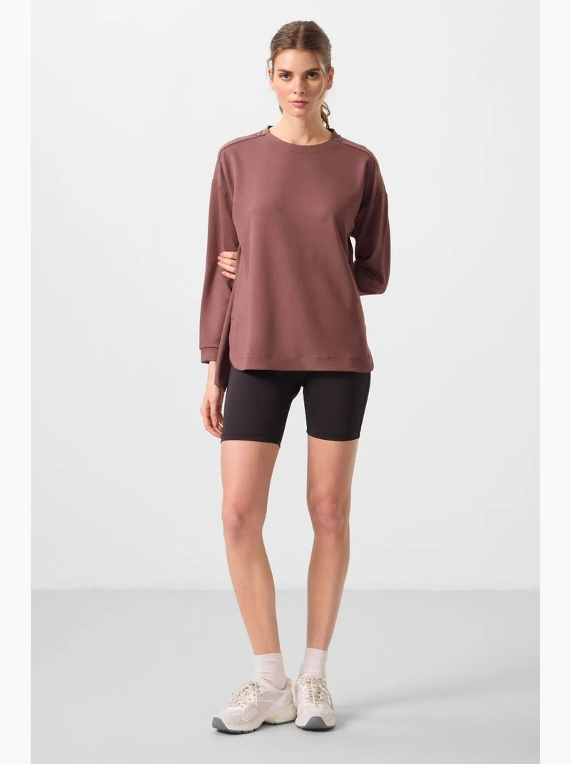 Tunica in jersey a maniche lunghe tommy Malva - Kiabi