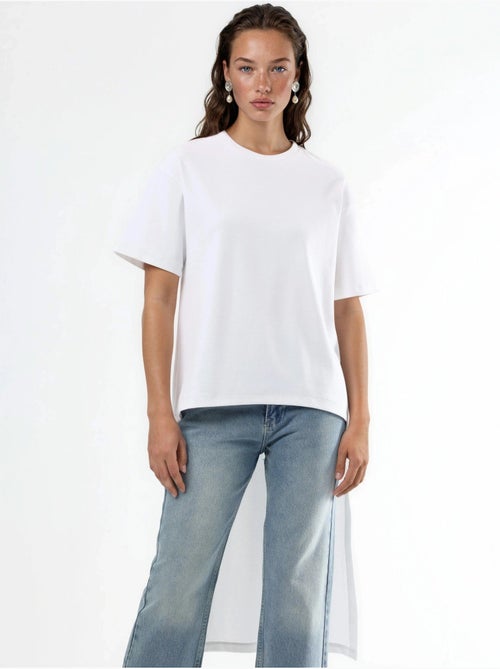 Tunica oversize con girocollo e spacco busem - Kiabi Tunica oversize con girocollo e spacco busem - Kiabi