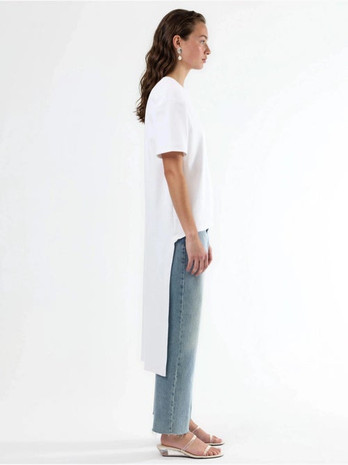 Tunica oversize con girocollo e spacco busem - Kiabi Tunica oversize con girocollo e spacco busem - Kiabi