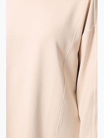 Tunica top oversize lunga a righe tommy