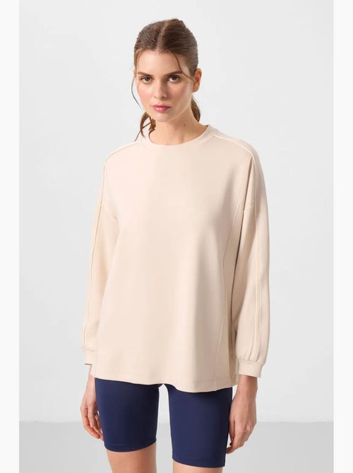 Tunica top oversize lunga a righe tommy - Kiabi