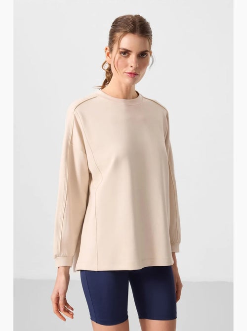 Tunica top oversize lunga a righe tommy - Kiabi