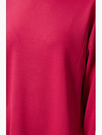 Tunica top oversize lunga a righe tommy