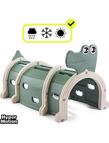 Tunnel da gioco cheerful crocodile hypermotion dai 3 anni