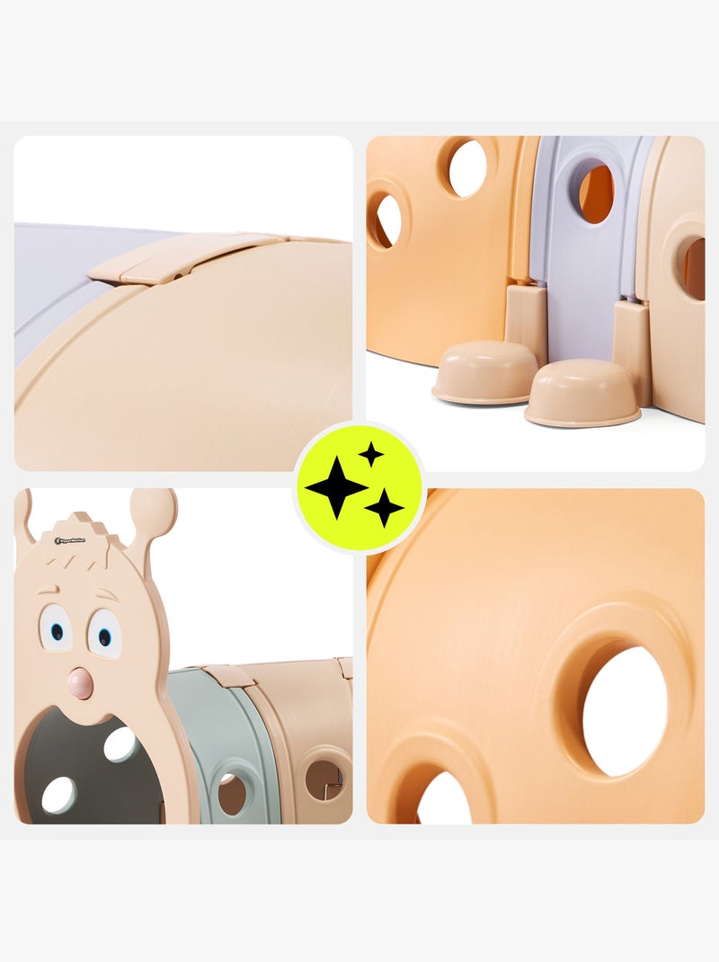 Tunnel da gioco modulabile a forma di bruco hypermotion per bambini con 4 moduli colorati N/D - Kiabi