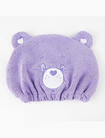 Turbante per capelli bambino Bisounours in microfibra: asciugatura rapida